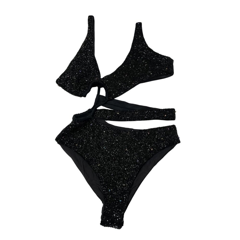 Oceanus Carey One Piece Swimsuit in Black